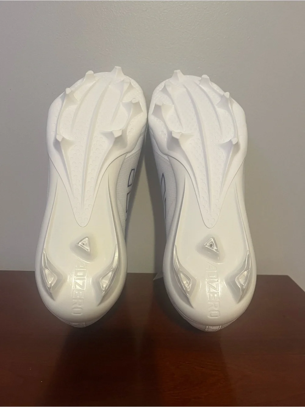 Adizero Electric Men’s Cleats - White/Team Navy Blue